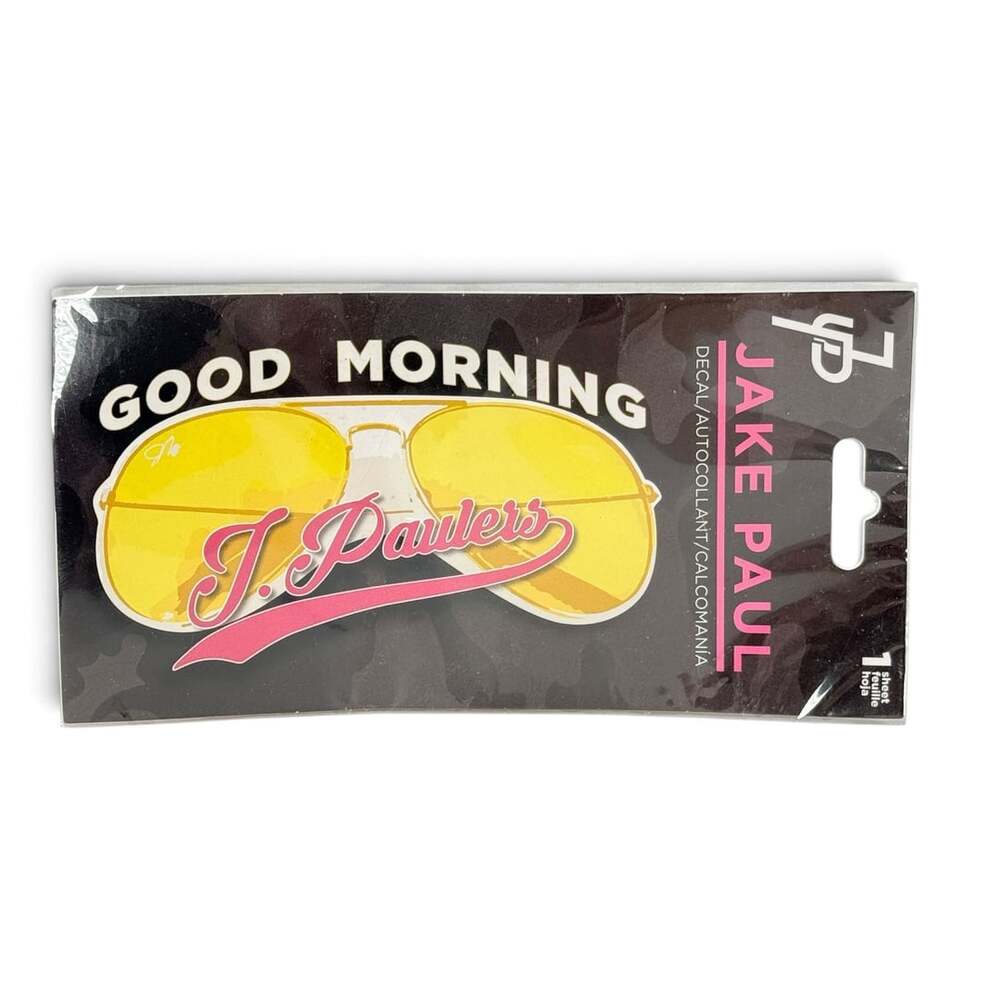 Jake Paul Good Morning J. Paulers Decal Sticker